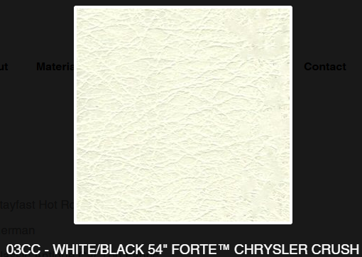 1969-1970 Chrysler 300, Newport, Dodge Polara, Plymouth Fury III, Sports Fury, White/Black Crush Vinyl Convertible Top with Rear Plastic Window(Valance)