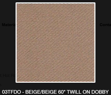 1984-1986 Chrysler LeBaron, 1984-1986 Dodge 600 Beige/Black Pinpoint Vinyl Convertible Top with Rear Plastic Window