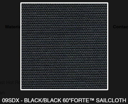 1990-1995 Chrysler LeBaron Black/Black Sailcloth Vinyl Convertible Top with Rear Tinted Defroster Glass