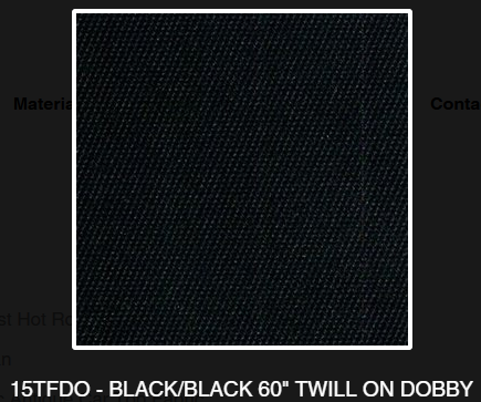 2007-2014 Chrysler Sebring, Chrysler 200, Black/Black Twill on Dobby Cloth Convertible Top **No window