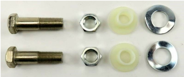 Convertible Top Cylinder Upper Bolt Pivot Kit, 1955-1960 Chevrolet & Pontiac