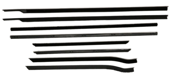 Beltline Weather Strip Felt 8 Piece Kit, 1959-1960 Impala Convertible