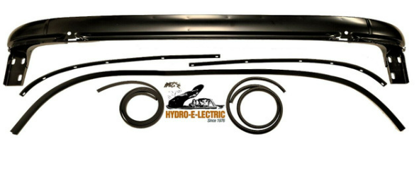 1959-1960 GM Full-Size Convertible Top Frame Header Bow, Seal Retainer, & Weather Strip Seal