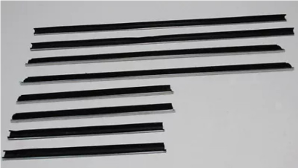 Beltline Weather Strip Felt 8 Piece Kit, 1967-1969 Dodge Dart Convertible