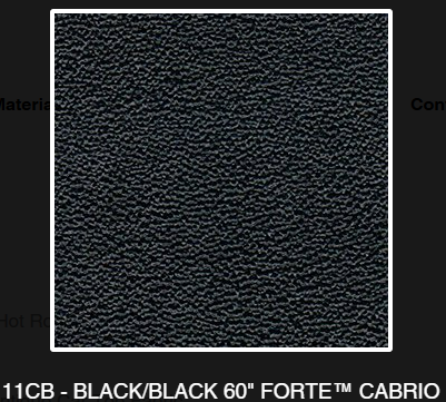 2000-2007 Toyota MR2 Spyder Black Cabrio Vinyl Convertible Top w/Rear Tinted Defroster Glass