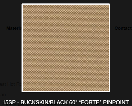 1982-1983 Chrysler LeBaron, 1982-1983 Dodge 400 Buckskin/Black Pinpoint Vinyl Convertible Top with Plastic Window(Valance)