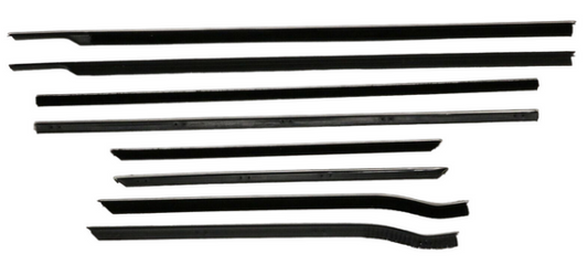 Beltline Weather Strip Felt 8 Piece Kit, 1959-1960 Impala Convertible
