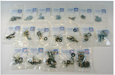 Convertible Top Frame Bolt Kit, 1961-1964 GM B Body