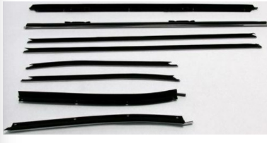 Beltline Weather Strip Felt 8 Piece Kit, 1971-1975 Chevrolet Impala & Caprice Convetible