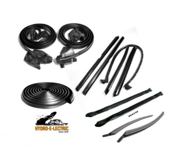 Convertible 12 piece Weather Strip Deluxe Kit, Pair 1971-1976 Full Size GM Convertibles
