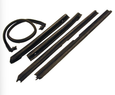 1971-1976 GM Full-size Convertible Roof Rail Weather Strip Set for Top Frame