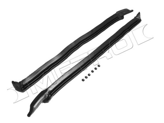 1966-1967 GM A-Body Convertible A Pillar Post Weather Strip, Pair
