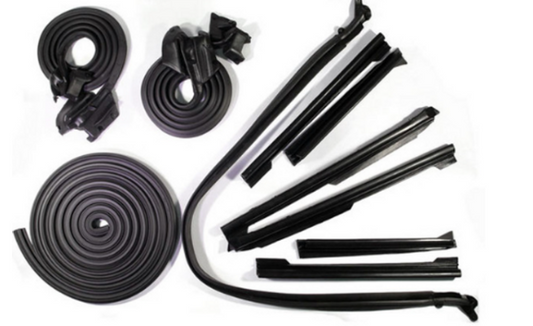 Convertible Deluxe Weather Strip 24 piece Kit, 1968 Oldsmobile Cutlass