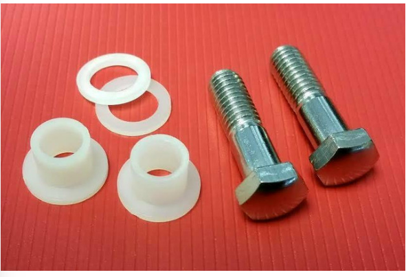 Convertible Top Cylinder Upper Bolt Pivot Kit with Bushings, 1967-1969 Camaro & Firebird