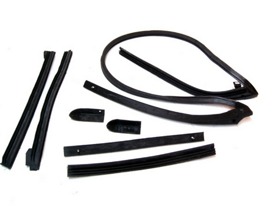 Convertible Top Roof Rail Weather Strip Set, 1967 Ford Fairlane, C7OZ-7651562-KIT
