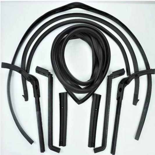 Hardtop Roof Rail Weather Strip 10 Piece Set, 1963-1967 Chevrolet Corvette Seals