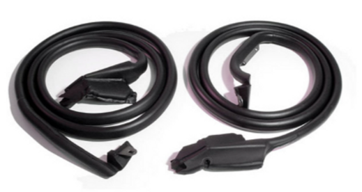 Door Weather Strip Seals - Pair, 1969-1977 Chevrolet Corvette