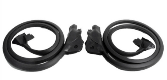 Door Weather Strip Seals - Pair, 1984-1989 Chevrolet Corvette