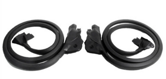 Door Weather Strip Seals - Pair, 1984-1989 Chevrolet Corvette