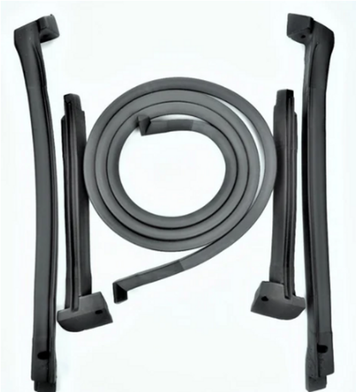 Hardtop Roof Rail Weather Strip Set, 1986-1993 Chevrolet Corvette Seals